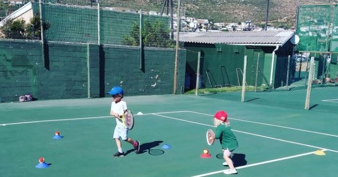 Picture of children playing tennis